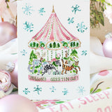 Holiday Carousel Card