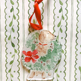 Acrylic Ornament: Holiday Dog
