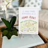Baseball Birthday Card