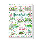 Honolulu, HI Map Card