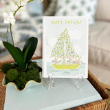 Hoppy Easter Bunny Boat Card