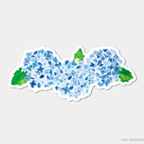 Hydrangea Bunch Vinyl Sticker