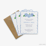 Hydrangea Graduation Invitations