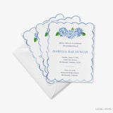 Hydrangea Graduation Invitations