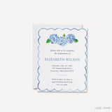 Hydrangea Graduation Invitations