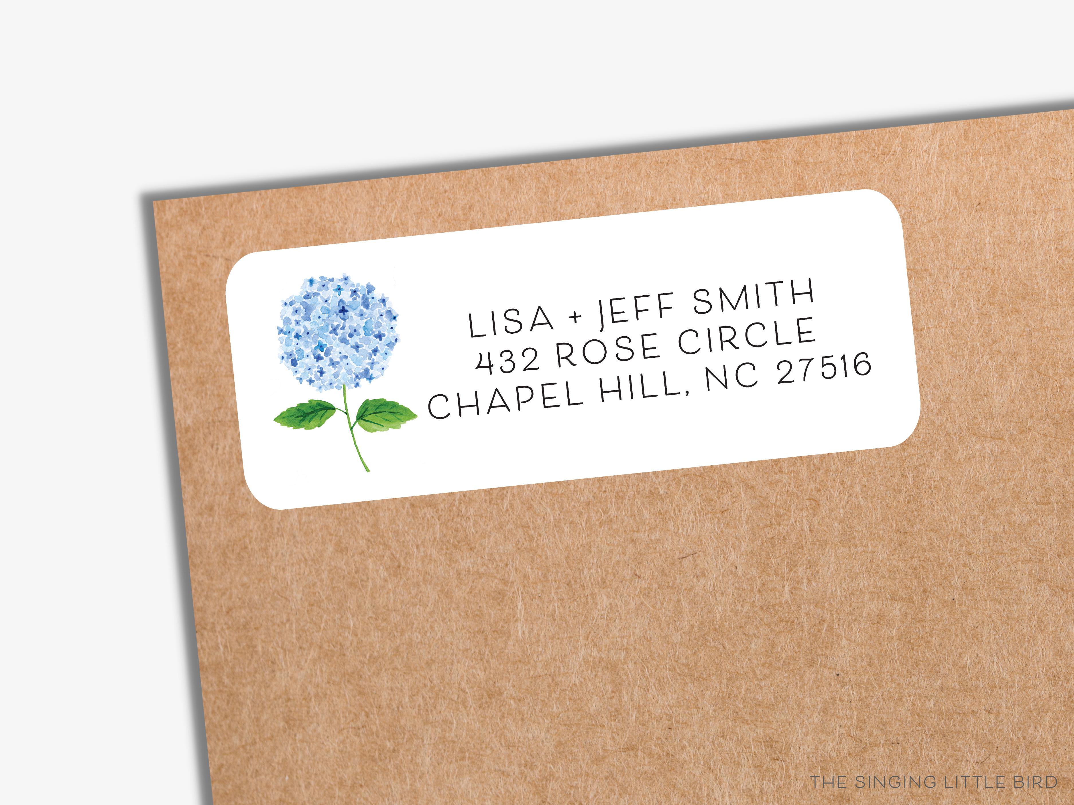Hydrangea Label Hydrangea Return Address Labels – The Preppy Podcast | Shop Preppy