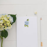 Hydrangea Watercolor Notepad