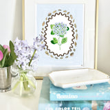 The "Riding Hydrangea Waves" Fine Art Print