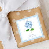 Hydrangea Personalized Gift Stickers