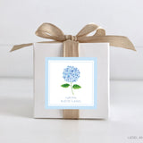 Hydrangea Personalized Gift Stickers