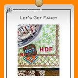 Mahjong Gaming Mat, Caned Trompe L'oeil BLONDE