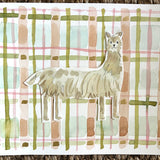 Plaid Llama, Original 9x12