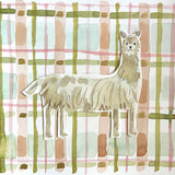 Plaid Llama, Original 9x12