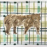 Plaid Bear, Original 9x12