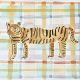 Plaid Tiger, Original 9x12