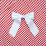 Delora Matte Satin Bow