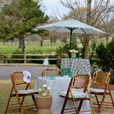 Full Length Card Tablecloth: Dottie in Green