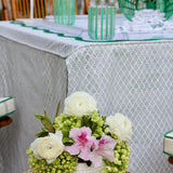 Full Length Card Tablecloth: Dottie in Green