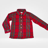 Red Tartan Button Up