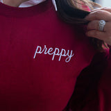 Preppy Crewneck Sweatshirt