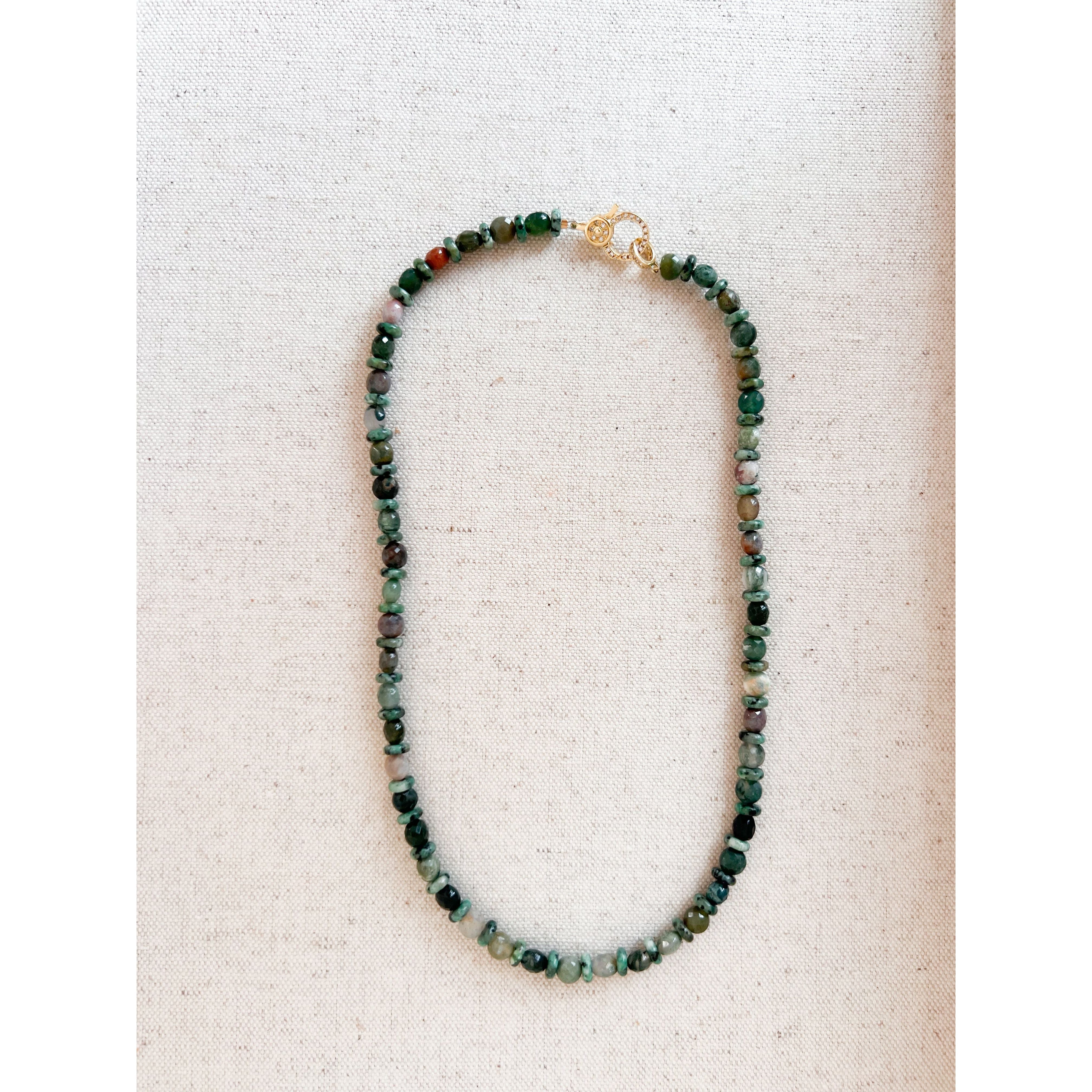 Gemstone Mountain Necklace - 100% to Helene Relief in NC