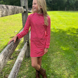 Girls Mock Neck Dress