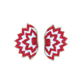 Soho Studs in Red and White