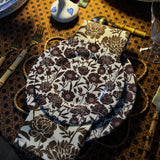 8" Melamine Salad/Dessert Plate, COCONUT PEONY, Set of 6