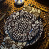 10" Melamine Dinner Plate, DOMINO GINGERBREAD, Set of 6