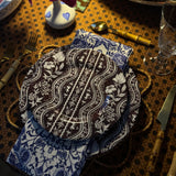 8" Melamine Salad/Dessert Plate, DOMINO GINGERBREAD, Set of 6