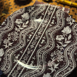 8" Melamine Salad/Dessert Plate, DOMINO GINGERBREAD, Set of 6