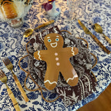 10" Melamine Dinner Plate, DOMINO GINGERBREAD, Set of 6