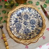NEW! Chinoiserie Bleu 9" Paper Plates – Set of 20