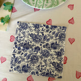 NEW! Chinoiserie Bleu Paper Dinner Napkins – Pack of 40