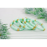 Fresh Mint Bamboo Stretch Bracelet