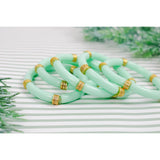 Fresh Mint Bamboo Stretch Bracelet