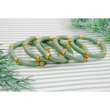 Fresh Sage Bamboo Stretch Bracelet