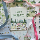 Holiday Ski Party Card