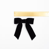 Delora Velvet Bow