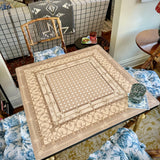 Mahjong Gaming Mat, Caned Trompe L'oeil BLONDE