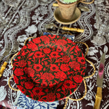 10" Melamine Dinner Plate, ITALIAN PEONY, Set of 6