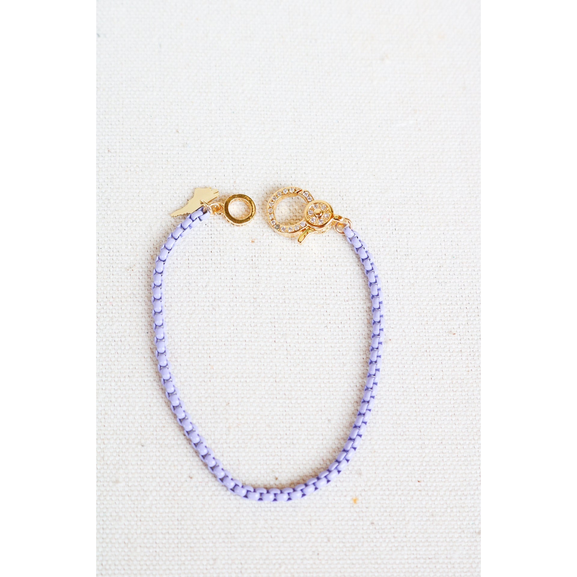 Enamel Box Chain Bracelet