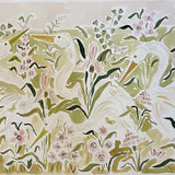 Heron Pinks, Original 22x30
