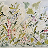 Heron Girls in the Garden, Original 22x30