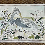 Heron in a Lavender Haze, Original 16x20