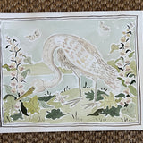 The Great Foxglove Egret, Original 16x20
