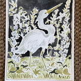 Starry Night Egret, Original 16x20