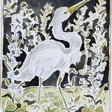 Starry Night Egret, Original 16x20
