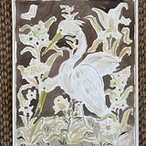 Egrets Spilling the Tea, Original 16x20