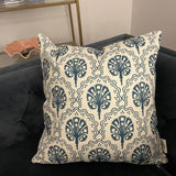 Scallop Floral Pillow Cover | Featuring Fiesta Colorway